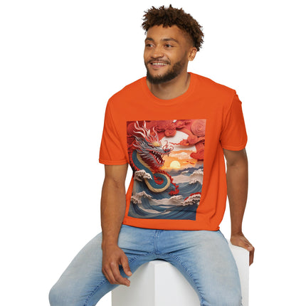 Stormbound Dragon Garment-Dyed T-shirt Softstyle T-Shirt