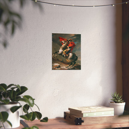 Napoleon Crossing the Alps by Jacques-Louis David Fine Art Posters