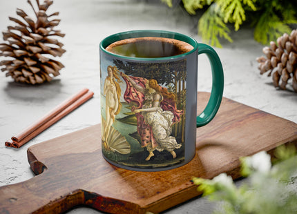 Birth of Venus by Sandro Botticelli Colorful Mugs (11oz, 15oz)
