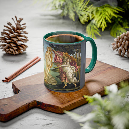 Birth of Venus by Sandro Botticelli Colorful Mugs (11oz, 15oz)