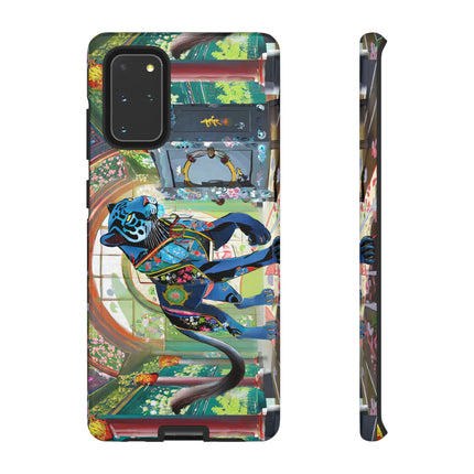 Cyber Panther's Hunt Phone Cases