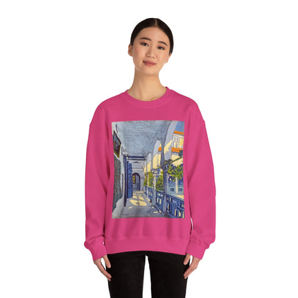 Gallery of a Moroccan Riad by George Gaudion Heavy Blend™ Crewneck Sweatshirt