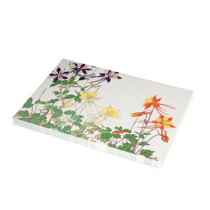 Aquilegia Flower by Tanigami Kônan Postcards (envelopes included) - Bundles of 10, 30, 50 Pieces