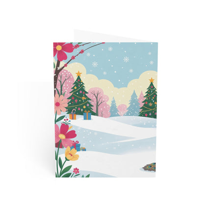 🦚❄️ The Ladies Of The Winter Aviary Greeting Card – Art Deco Holiday Fantasy