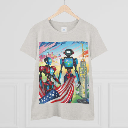 High Fashion Cyberpunk CIA Robots Cotton Tee