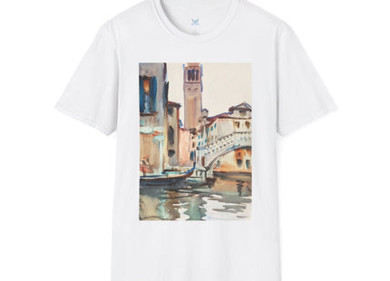 A Bridge and Campanile, Venice by John Singer Sargent Softstyle T-Shirt