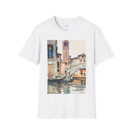 A Bridge and Campanile, Venice by John Singer Sargent Softstyle T-Shirt