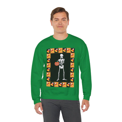 Candy Corn Skeleton Unisex Heavy Blend™ Crewneck Sweatshirt