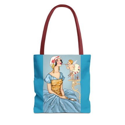 The Enchanting Painter: A Fairy's Artistic Touch Tote Bag (AOP)