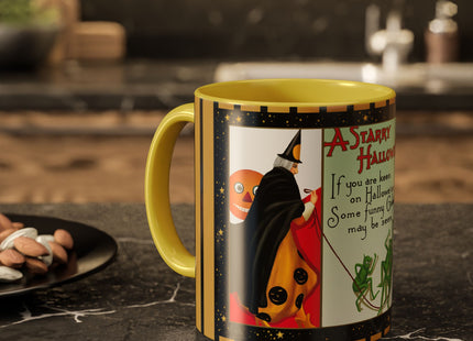 A Starry Halloween Colorful Mugs (11oz, 15oz)