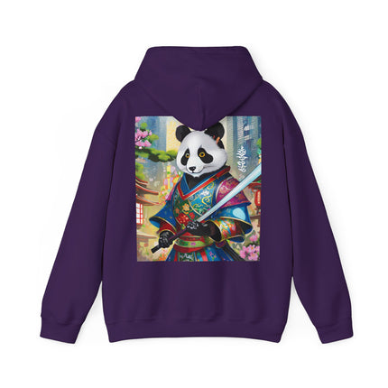 Cyberpunk Samurai Panda – Heavy Blend™ Hooded Sweatshirt