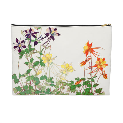 Aquilegia Flower Accessory Pouch – Tanigami Kônan Botanical Art Design