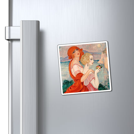 Sur la Route d'Anacapri by Gerda Wegener Magnets (3 Sizes)
