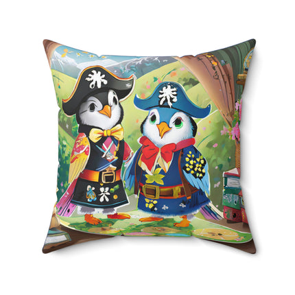 Ahoy, Matey! Spun Polyester Square Pillow