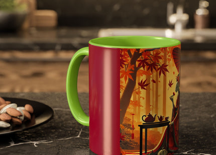 Theatrical Harvest Rabbit Colorful Mugs (11oz, 15oz)