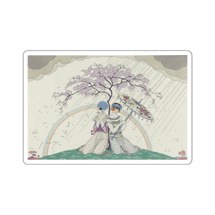 L’Arc-en-Ciel by George Barbier Kiss-Cut Stickers (4 Sizes)
