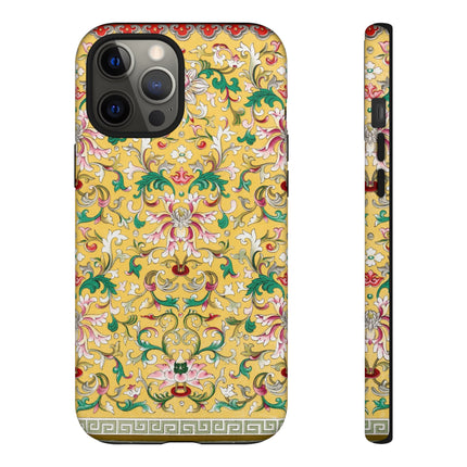 Yellow Botanical Pattern by Owen Jones Phone Cases