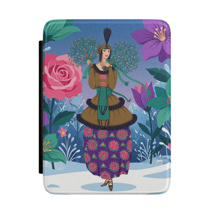 🌹❄️ The Holly Rose Of Winter Kindle Case – Art Deco Christmas Garden