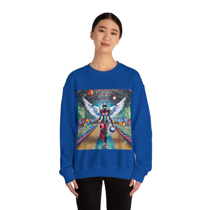 Samurai Robot Angels Unisex Heavy Blend™ Crewneck Sweatshirt