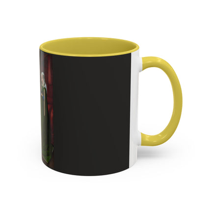 Arnolfini Portrait by Jan Van Eyck Colorful Mugs (11oz, 15oz)