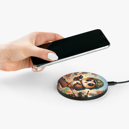 The Owl on the Front Lines Wireless Charger – Courage & Quiet Strength