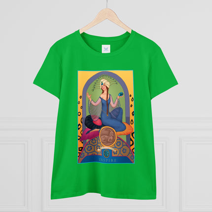 December & Tanzanite (from the Gem Series) by Sofia Chiostri Women's Midweight Cotton Tee