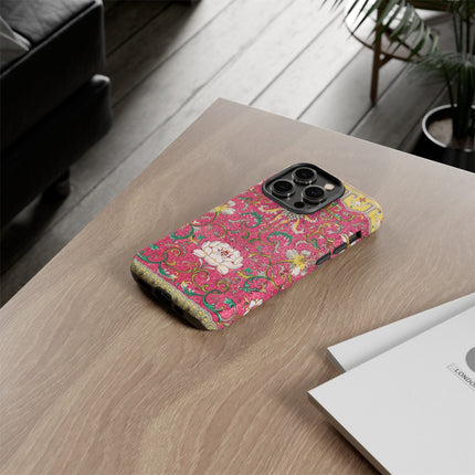 Pink Floral Pattern by Owen Jones Phone Cases