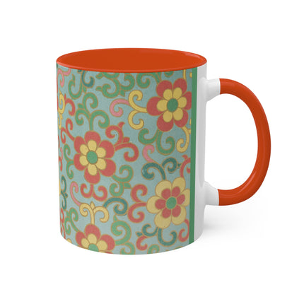 Examples of Chinese Ornament, Pl.09 by Owen Jones Colorful Mugs, 11oz
