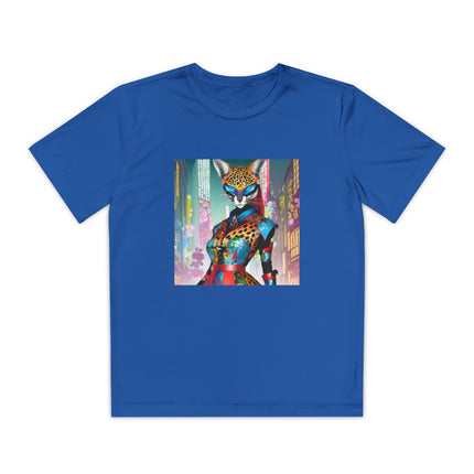 Cyber Cat Glamour Youth Competitor Tee