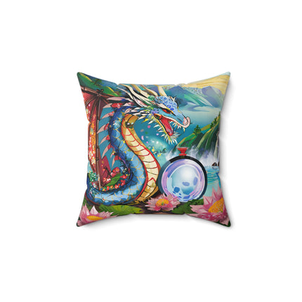 Wisdom's Guardian Spun Polyester Square Pillow