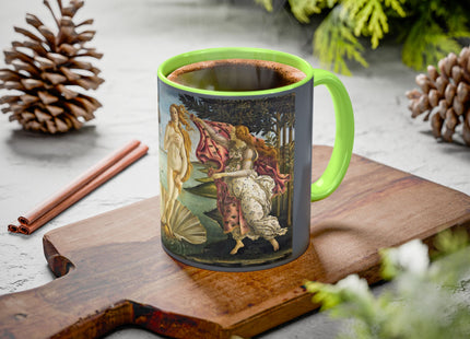 Birth of Venus by Sandro Botticelli Colorful Mugs (11oz, 15oz)