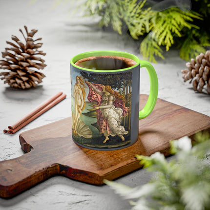 Birth of Venus by Sandro Botticelli Colorful Mugs (11oz, 15oz)