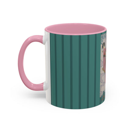 La balançoire by Georges Lepape Colorful Mugs (11oz, 15oz)