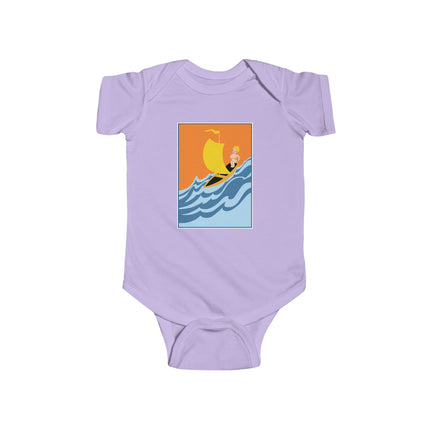 Baby Sailor Adventure Baby Bodysuit – Vintage Ocean Voyage Design