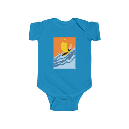 Baby Sailor Adventure Baby Bodysuit – Vintage Ocean Voyage Design