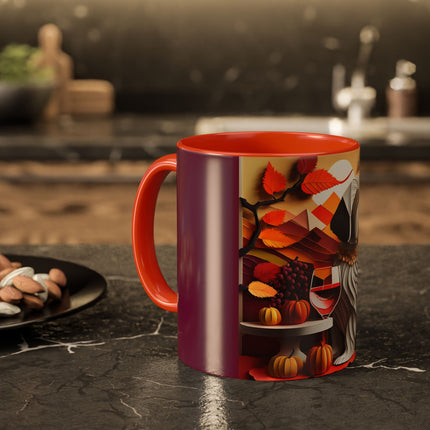 Shih Tzu at an Autumn Colorful Mugs (11oz, 15oz)