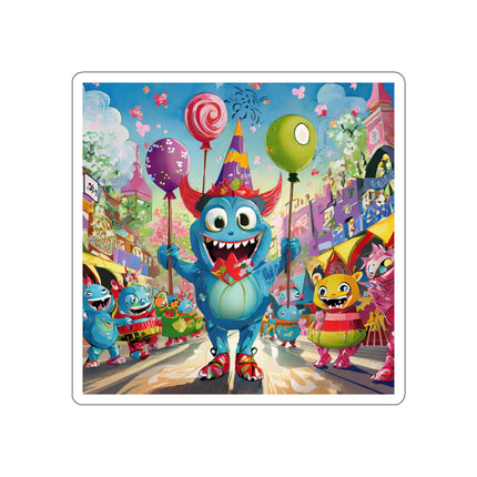 Monster Parade Madness Die-Cut Stickers (5 Sizes)