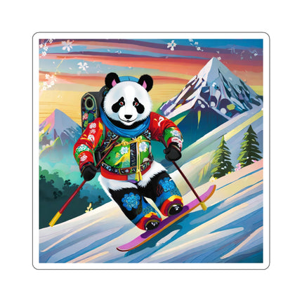 Cyberpunk Panda Kiss-Cut Stickers (4 Sizes)