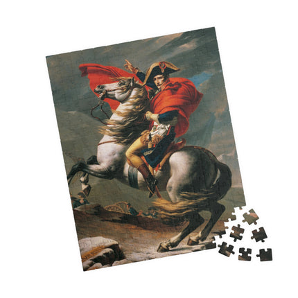 Napoleon Crossing the Alps by Jacques-Louis David Puzzle (110, 252, 500-piece)