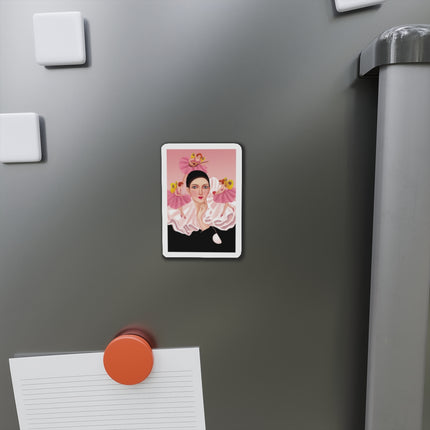 Pierrot & Fairies Dressed in Pink by Sofia Chiostri Die-Cut Magnets (5 Sizes)