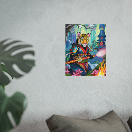 Cyberpunk Leopard Fine Art Posters