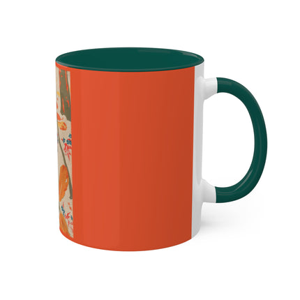 Book Illustration by Hashiguchi Goyō Colorful Mugs, 11oz