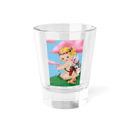 Cupid's Aim Shot Glass, 1.5oz