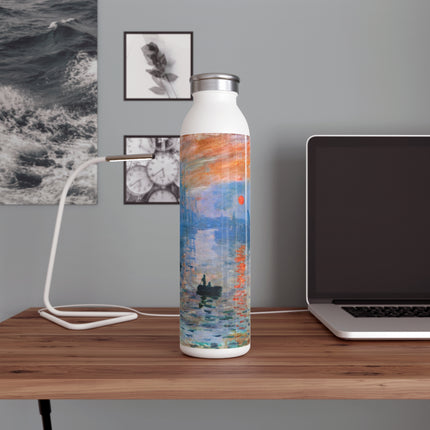 Sunrise by Claude Monet Slim Water Bottle