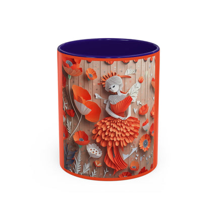 Poppy Fairy Colorful Mugs (11oz, 15oz)