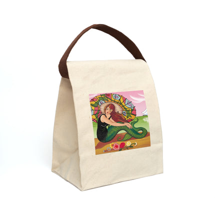 Siren Serenade by Carlo Chiostri Canvas Lunch Bag With Strap