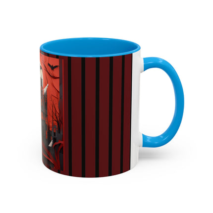 Halloween Night Scene Colorful Mugs (11oz, 15oz)