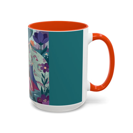 The Ladies Of The Secret Masquerade Colorful Mugs – Art Deco Floral Mystery