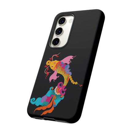 Golden Koi Phone Case – Lucky Swim & Vibrant Fortune