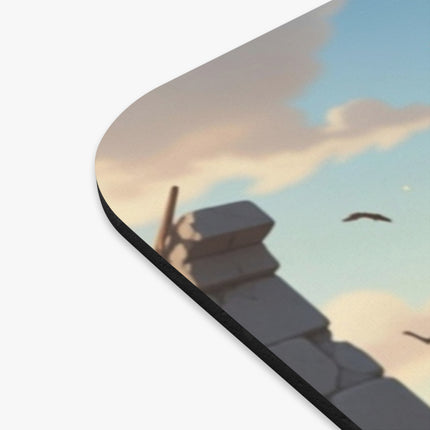 The Snow Leopard Lookout Mouse Pad – Adventure, Curiosity & Fearless Style